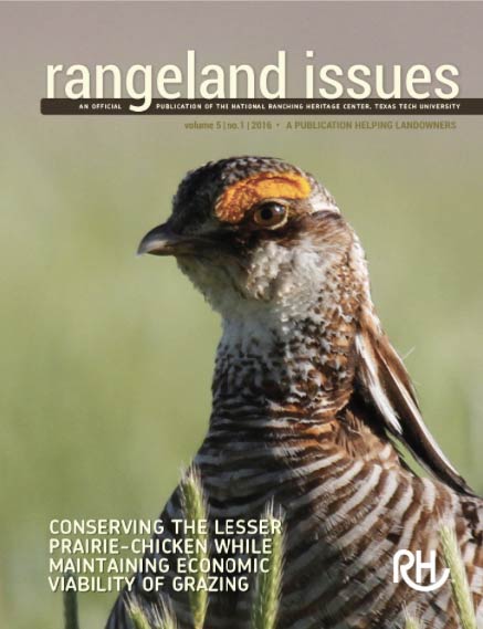 2016 Rangeland Issues