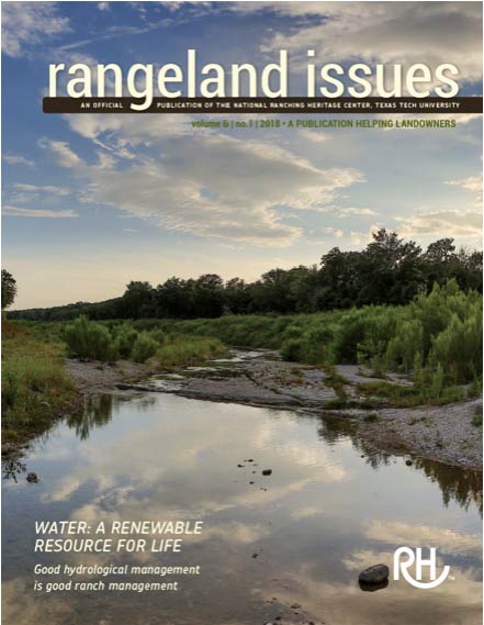 2018 Rangeland Issues