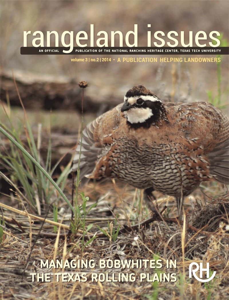 2014 Rangeland Issues 2