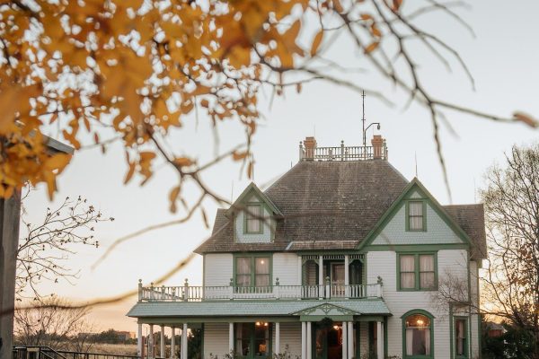 The two-story Queen Anne style Barton House.