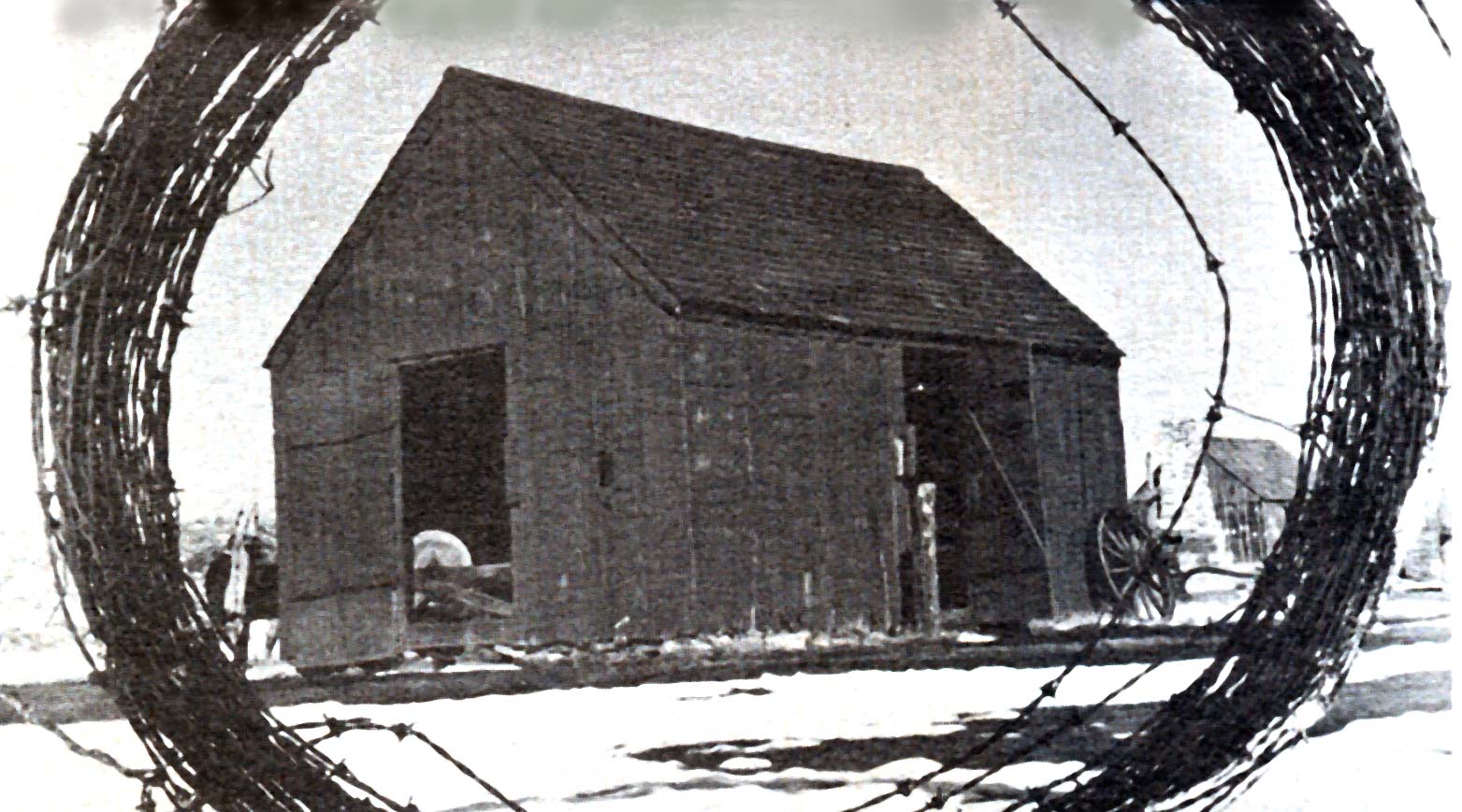 The Renderbrook Spade Ranch blacksmith shop was the first structure to stand at the newly created Ranch Headquarters.