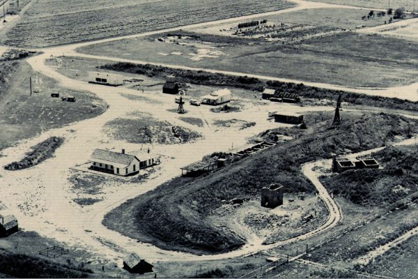The 12-acre historical park had so few buildings in 1970-71 that it only opened to visitors for one day in October. By 1974, the site had three windmills and 19 buildings in the process of restoration.