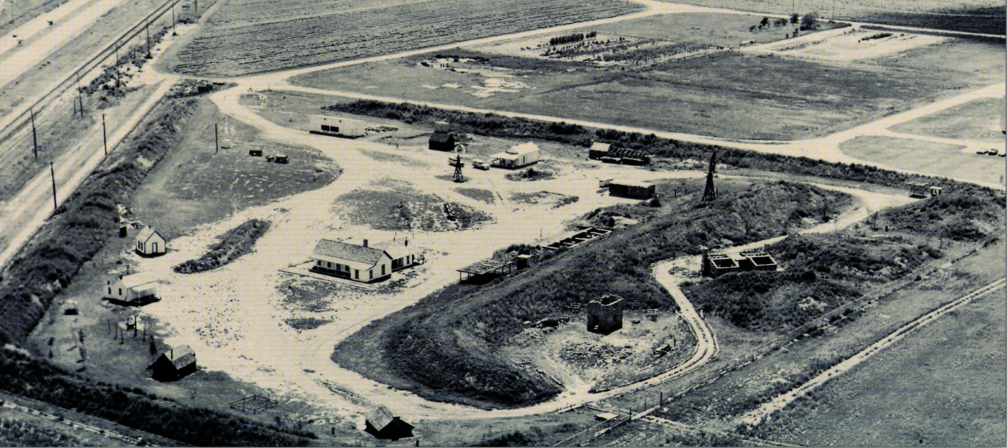 The 12-acre historical park had so few buildings in 1970-71 that it only opened to visitors for one day in October. By 1974, the site had three windmills and 19 buildings in the process of restoration.